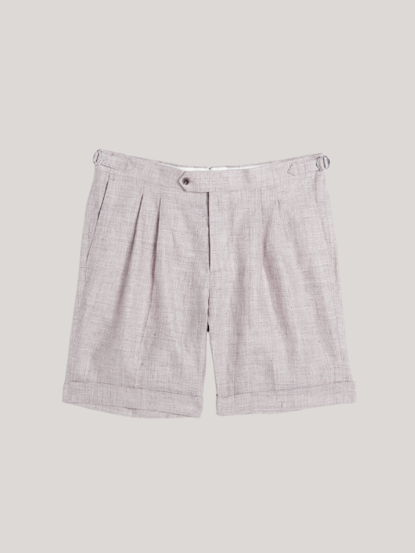 MOSSOatmeal Linen Shorts